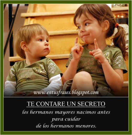 imagenes de hermano y hermana con frases