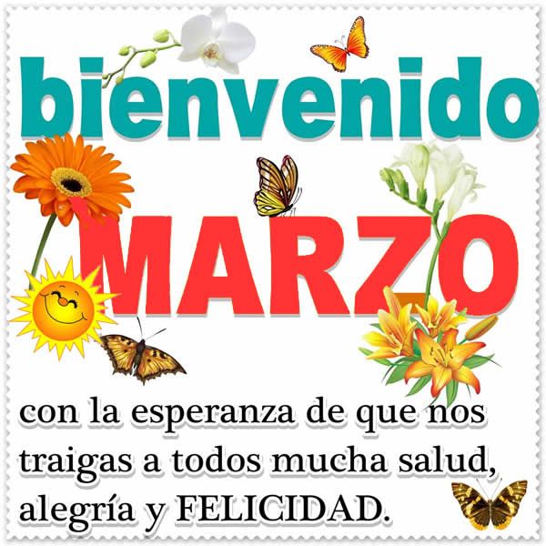 imagenes de marzo con frases