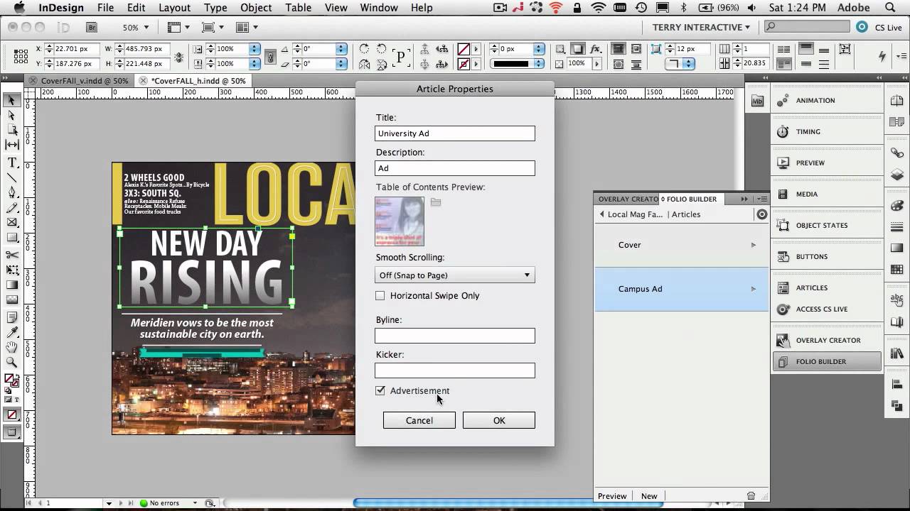 indesign for ipad