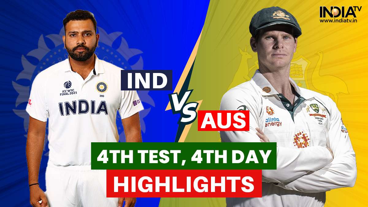 india vs australia 4th test 2021 live score