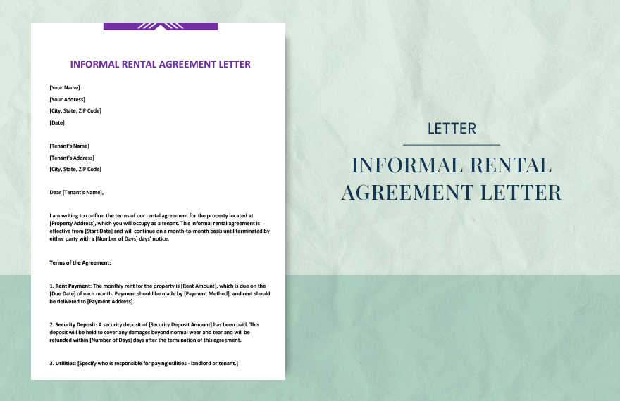 informal agreement 13 letters