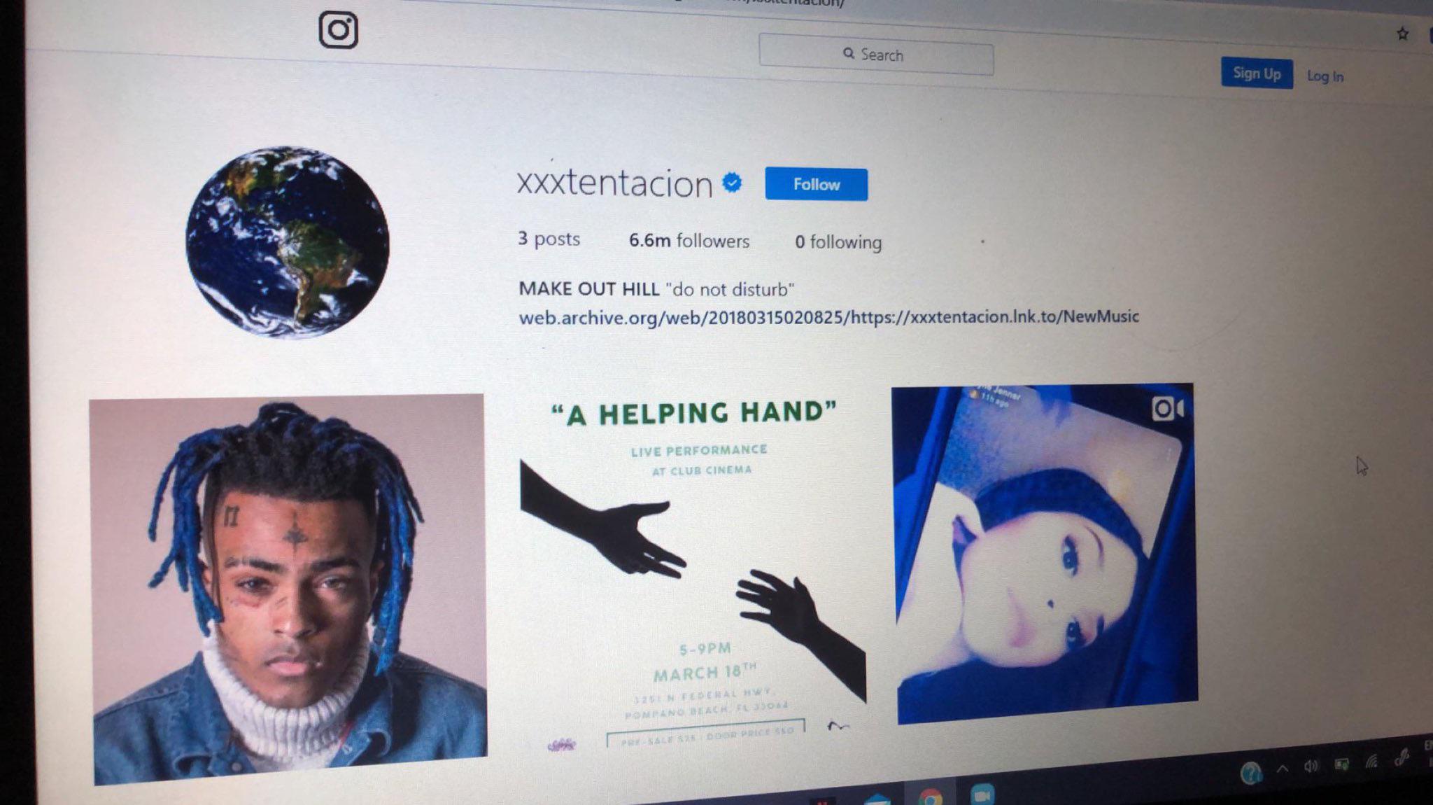 instagram xxxtentacion