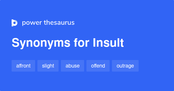 insult thesaurus