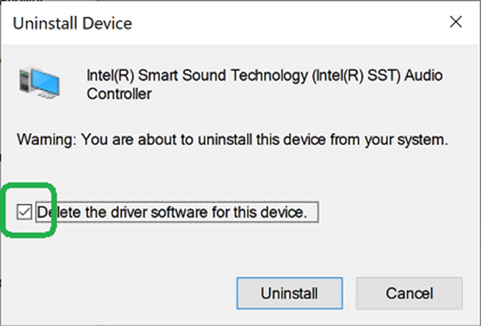 intel smart sound technology driver