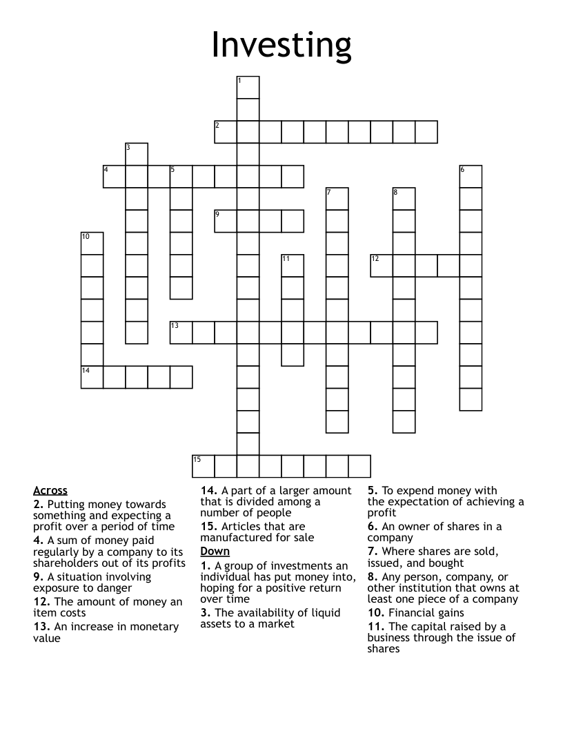 invests with responsibility crossword clue