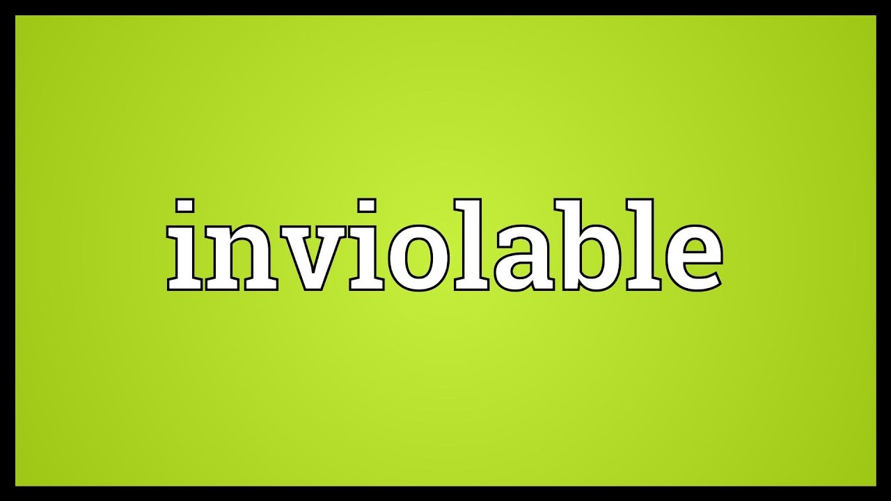 inviolable meaning in tamil