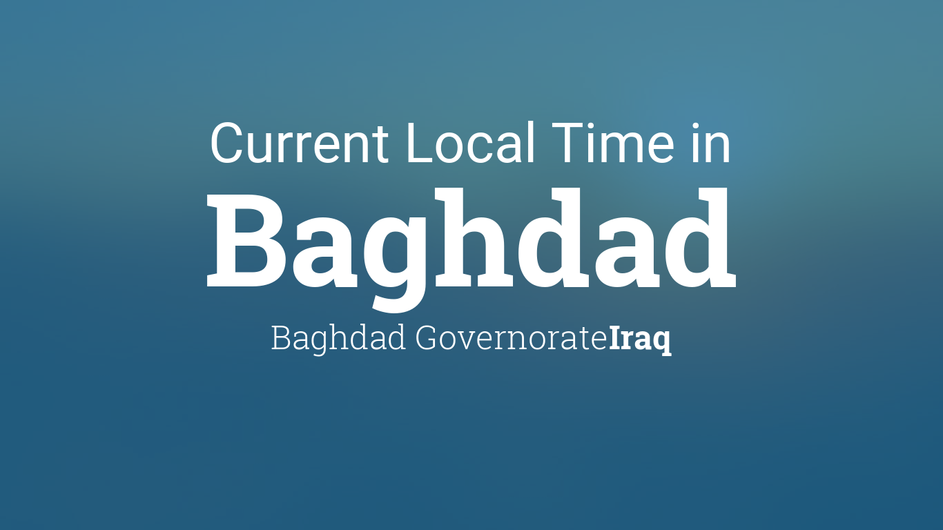 iraq time now