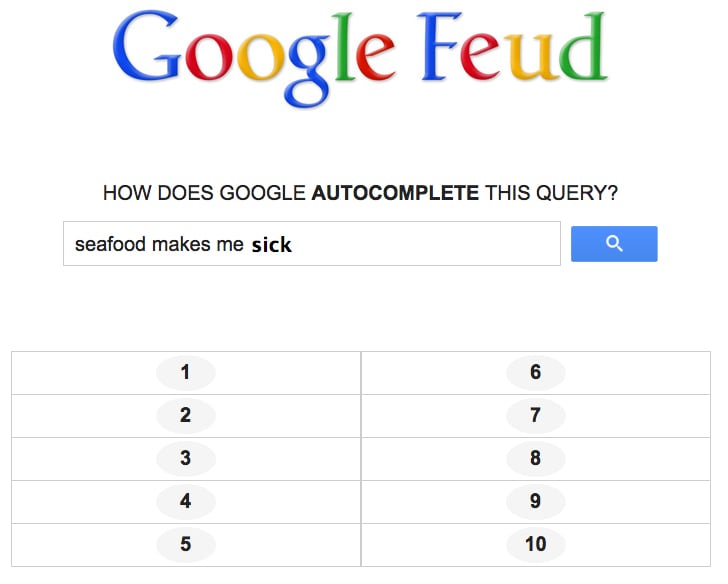 is it cool to be google feud answers