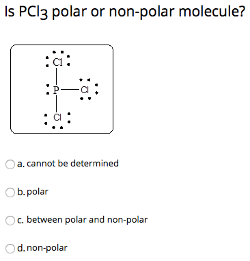 is pcl3 polar