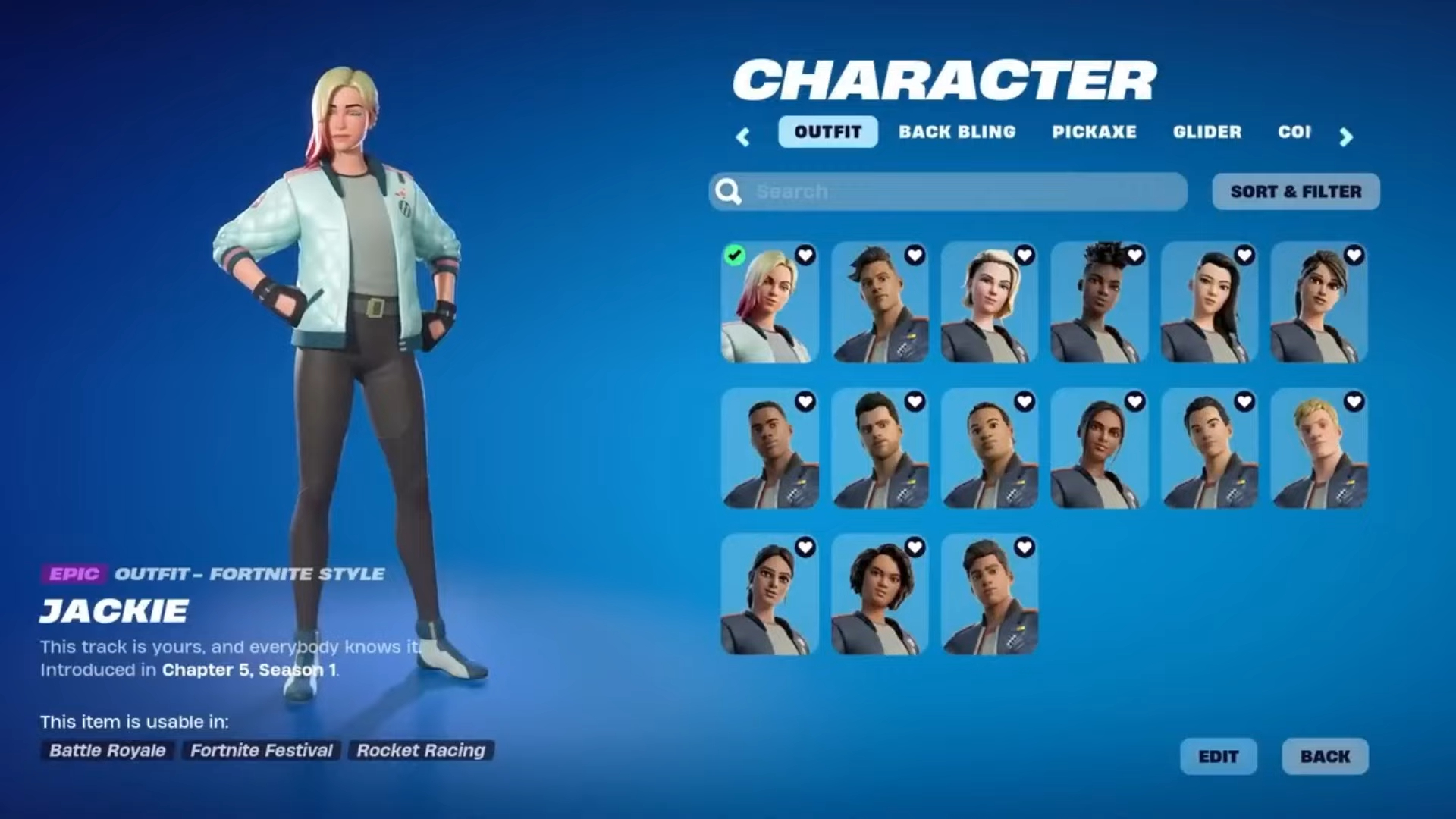 jackie fortnite skin