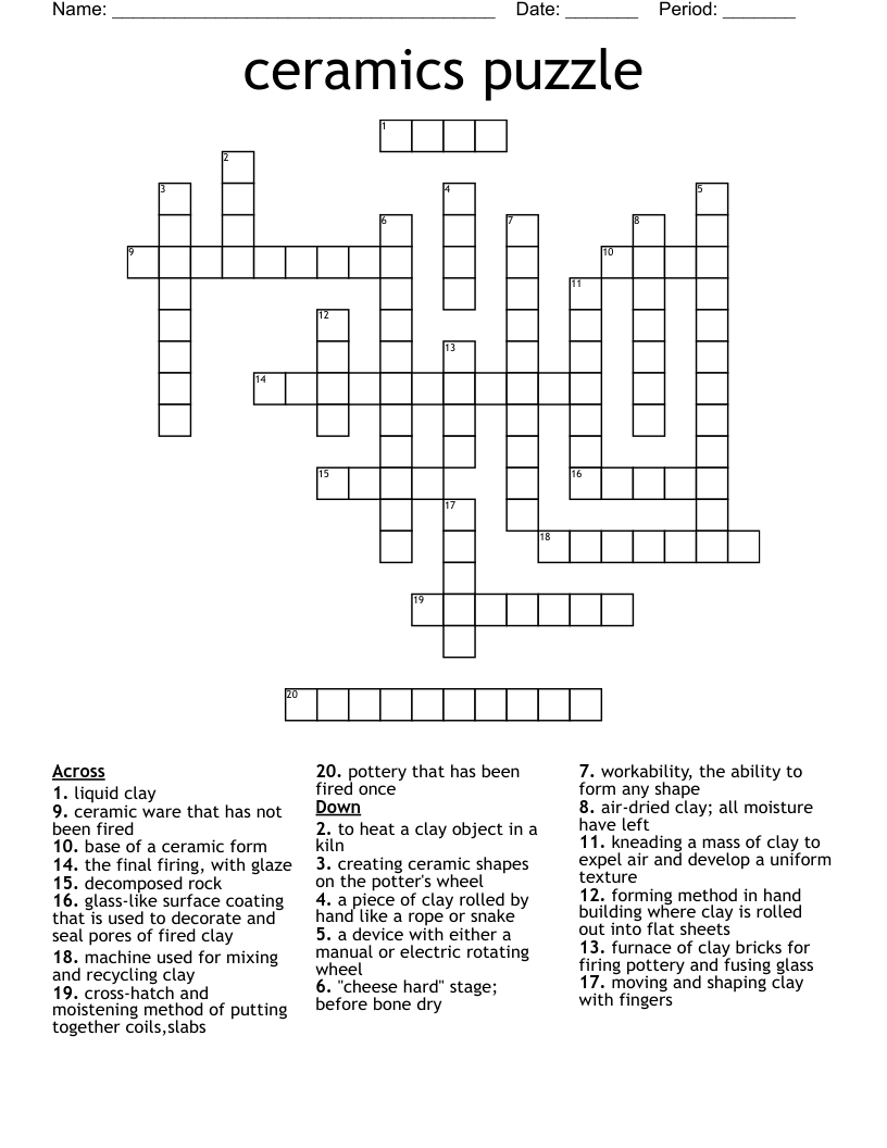 japanese glaze crossword