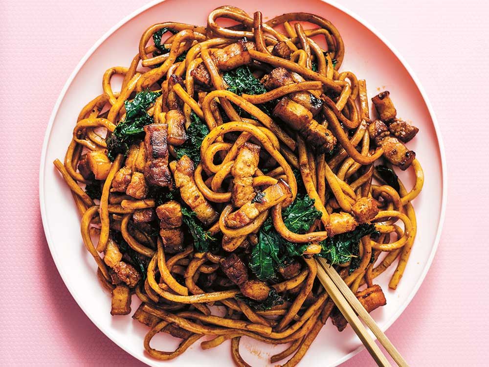 japanese stir fry noodles crossword