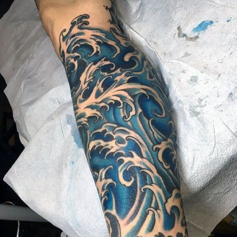 japanese wave tattoo