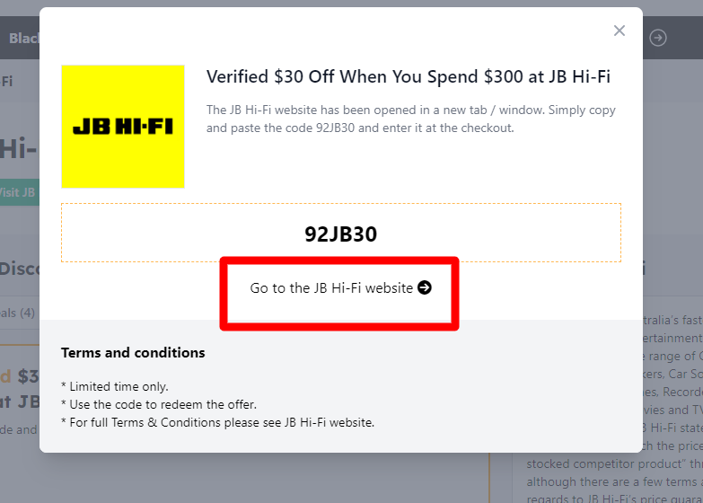 jb hi-fi coupon code 5 off