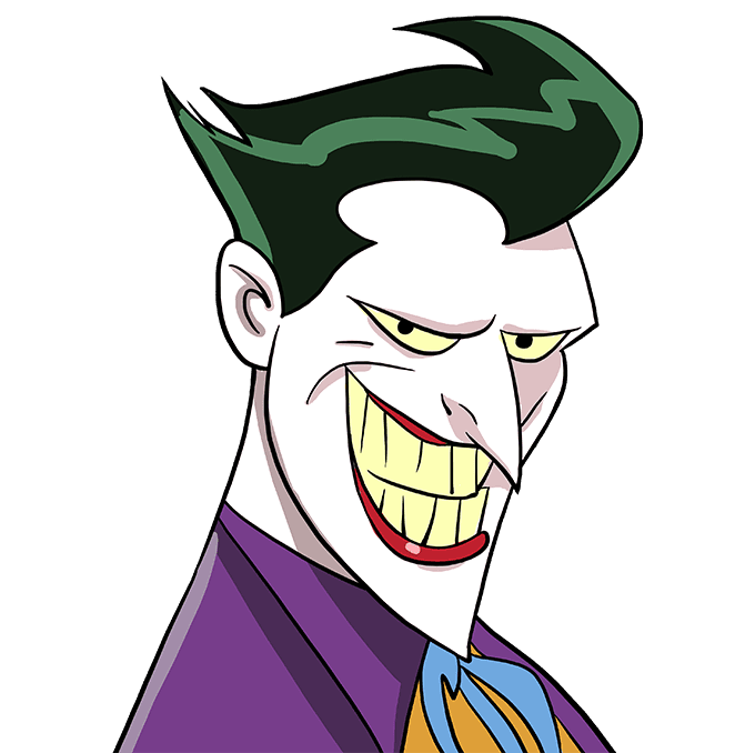 joker drawing easy