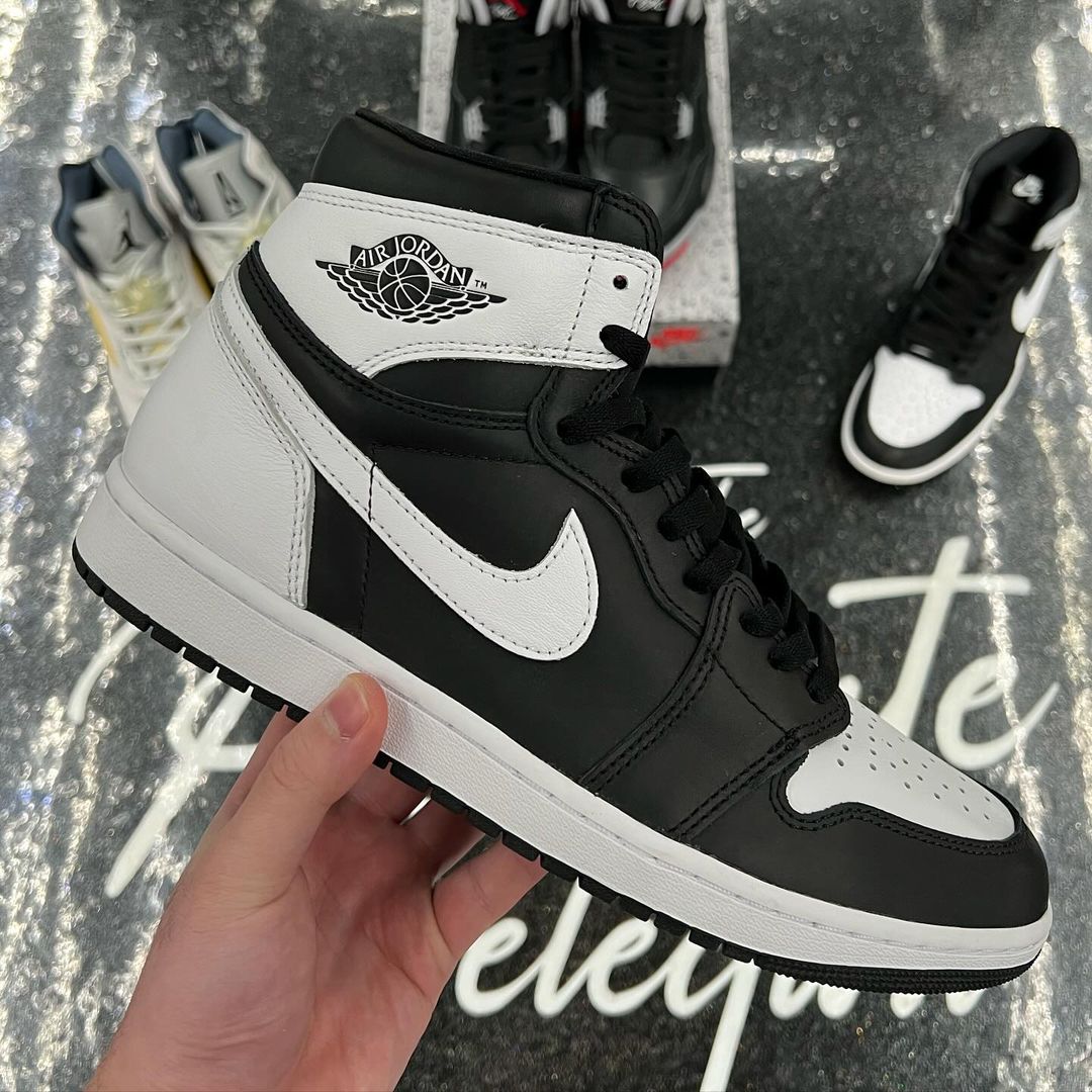 jordan 1s black and white