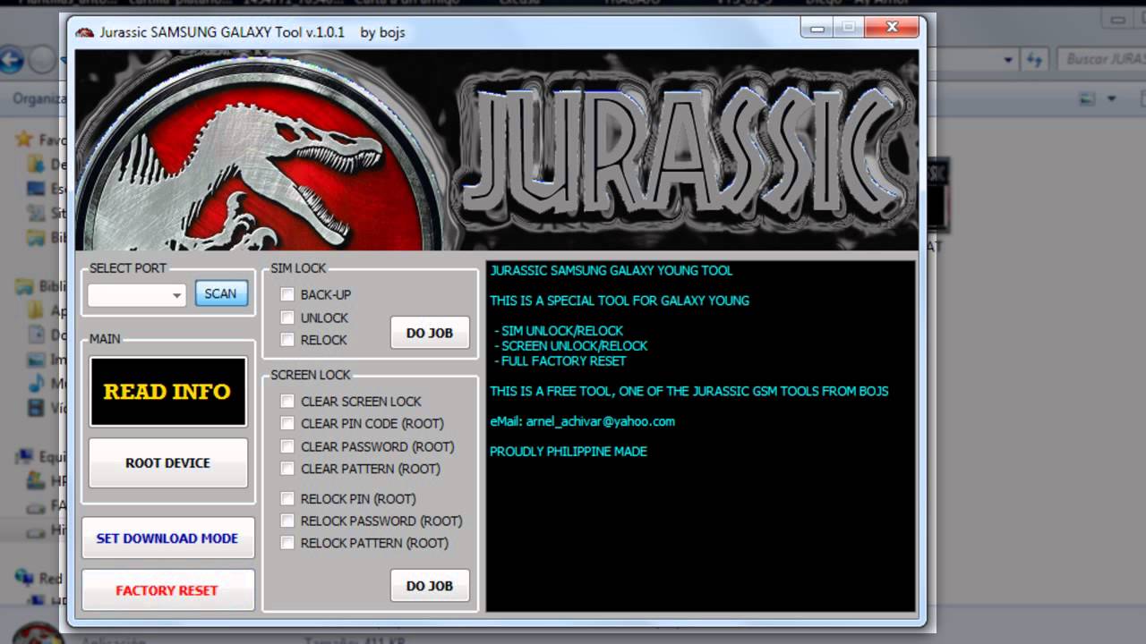 jurassic android tool crack
