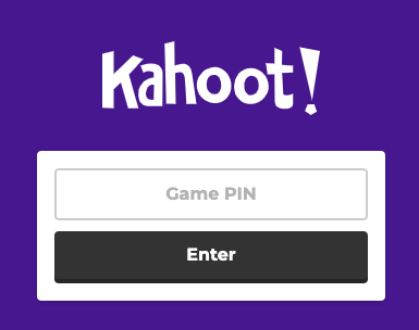 kahoot game pin
