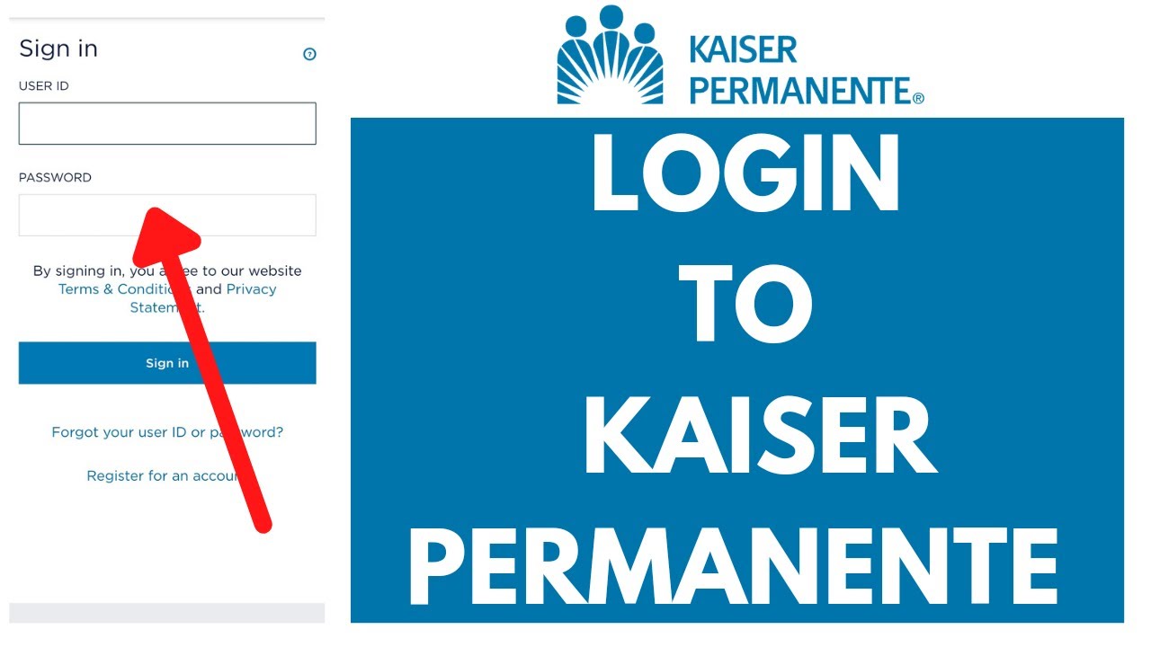 kaiser permanente login