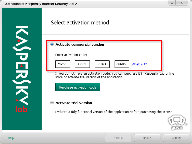 kaspersky activation code