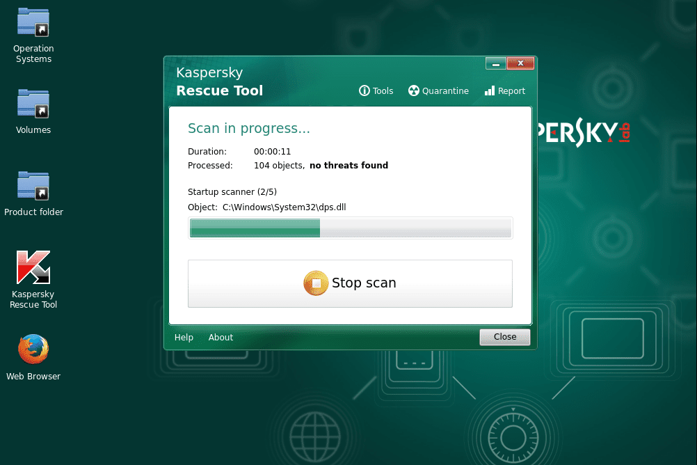 kaspersky recovery disk