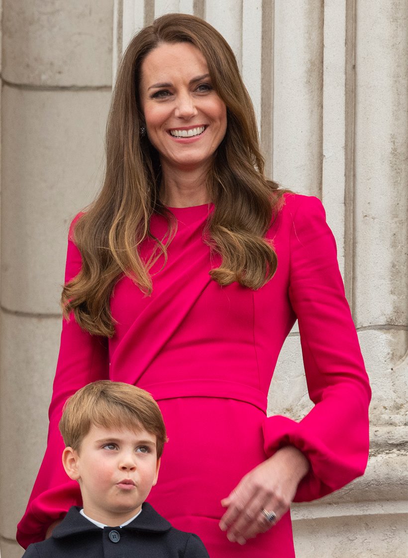 kate middleton in pink dress