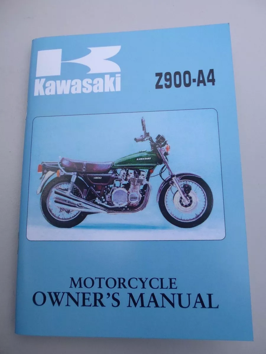 kawasaki owners manuals