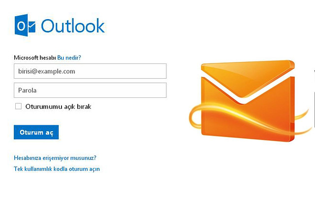 kaydol hotmail hesabı