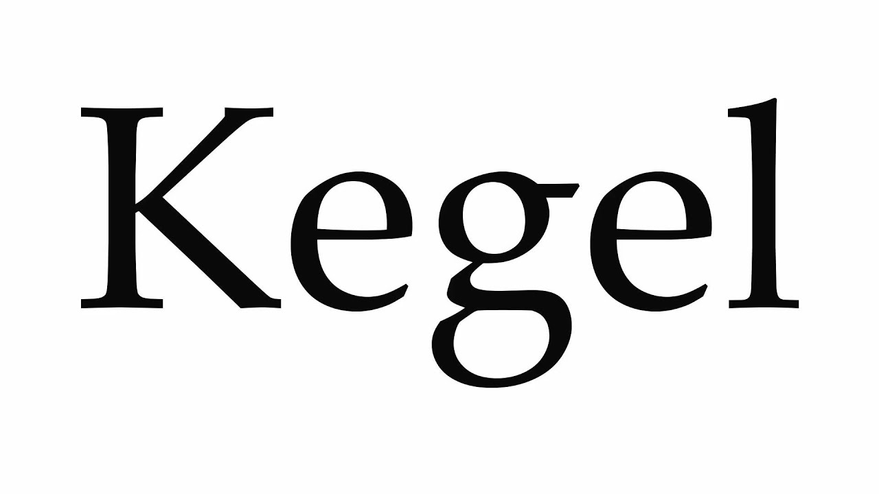 kegel pronunciation