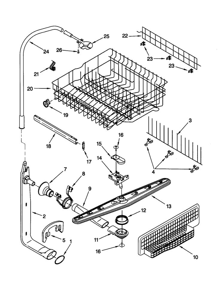 kenmoore dishwasher parts