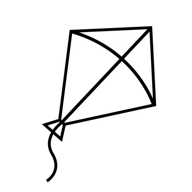 kite line drawing