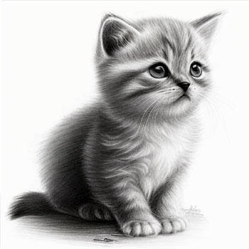 kitten coloring pages