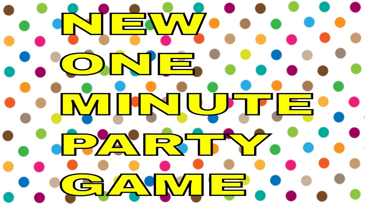 kitty party games for ladies one minute