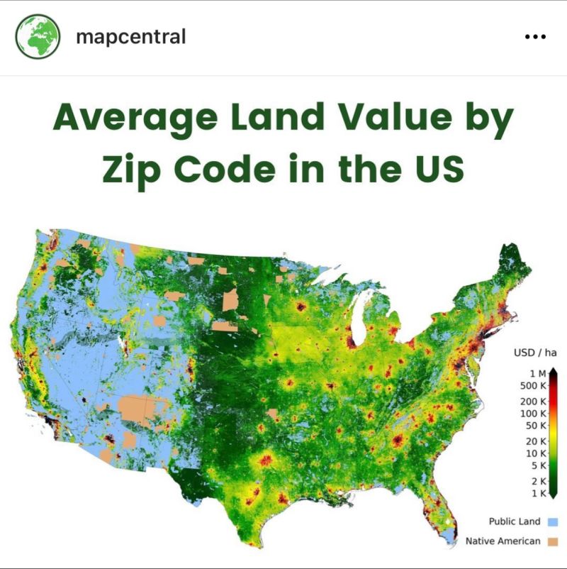 land value by zip code