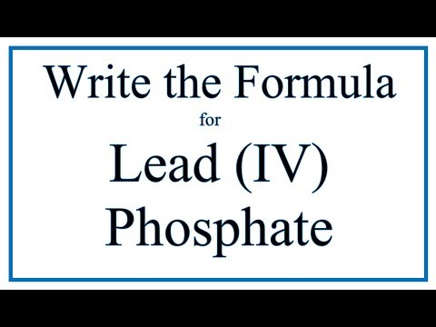 lead iv phosphate