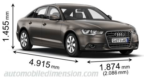 length of an audi a6