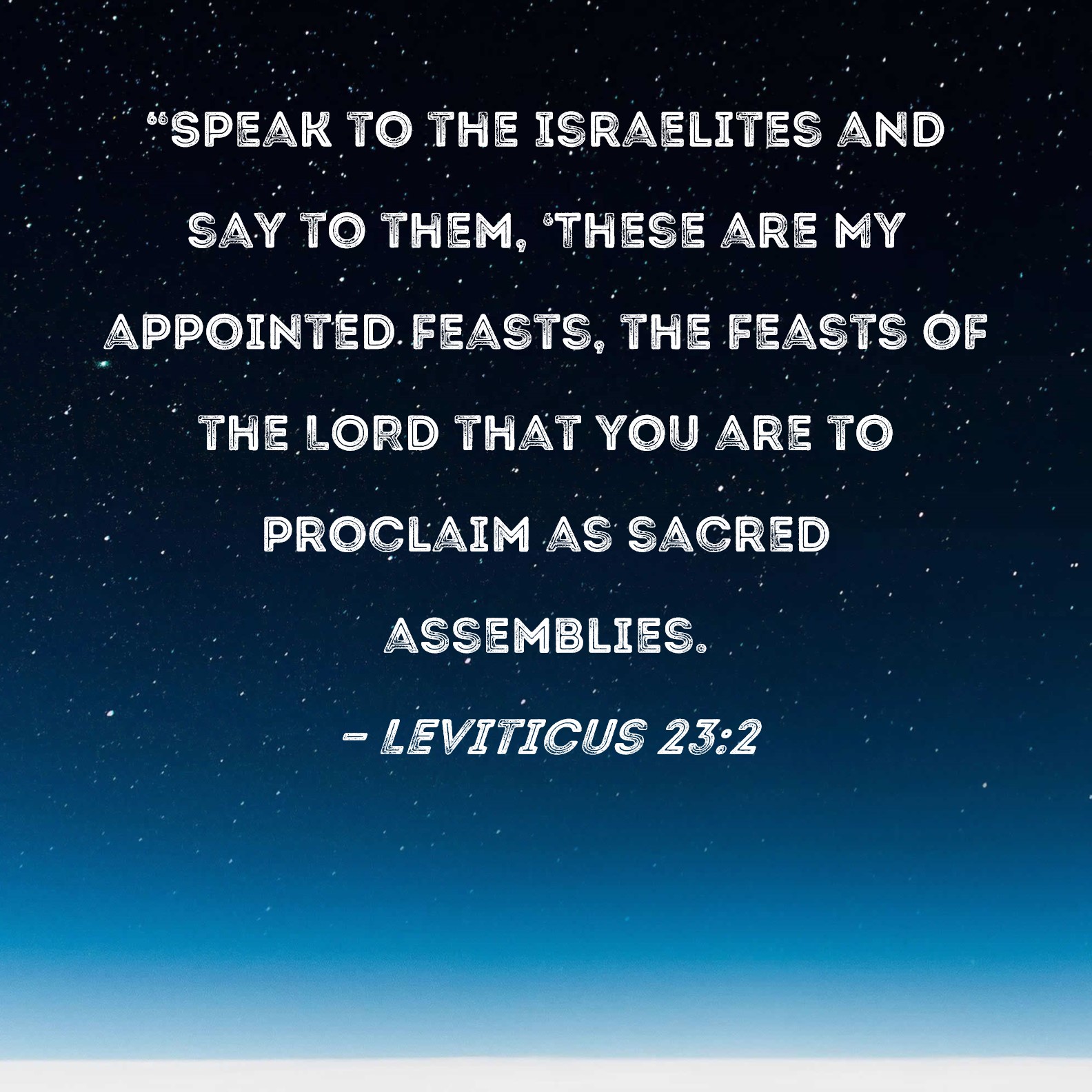 leviticus 23 niv