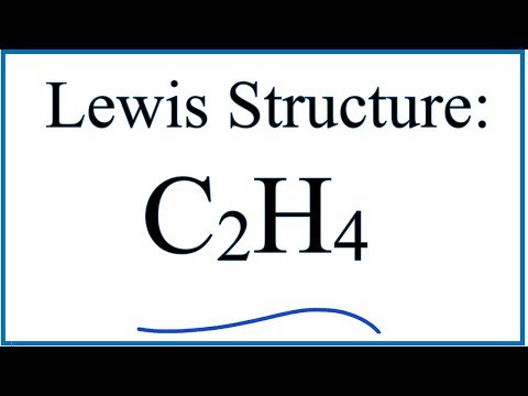 lewis structure for c2h4