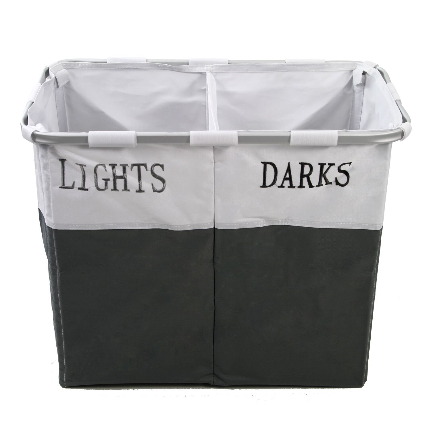 lights darks colours washing basket