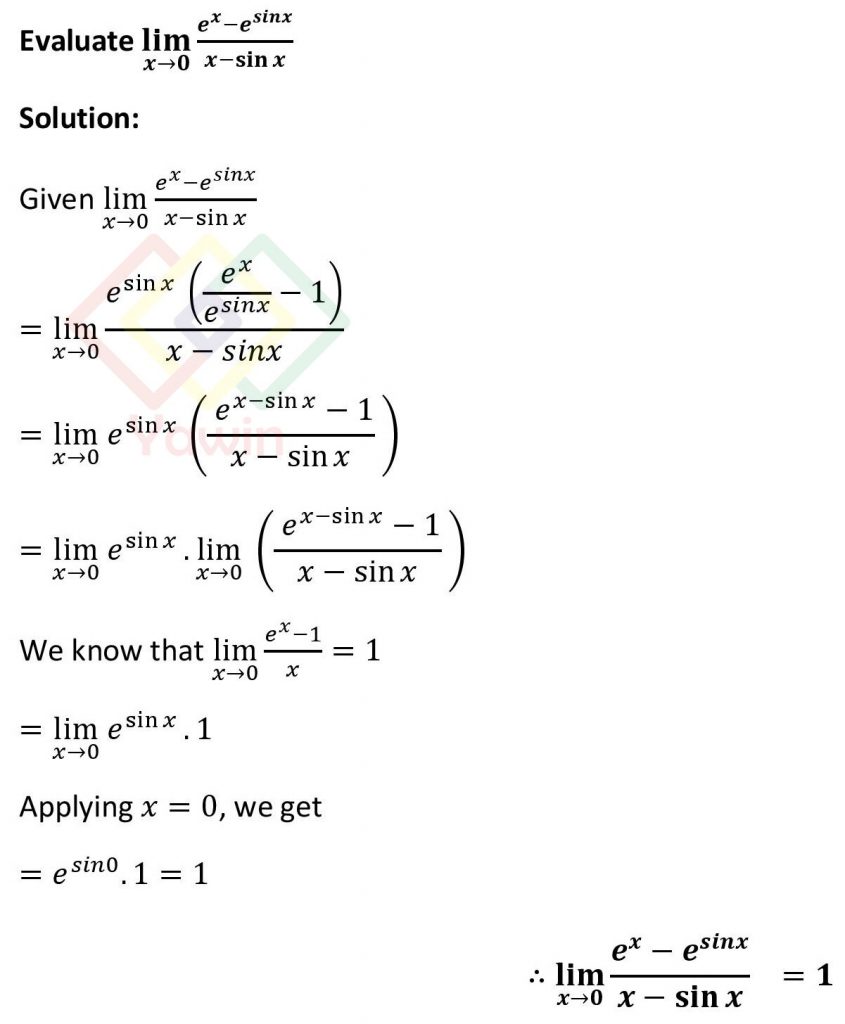 limit x/sinx