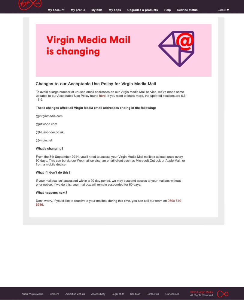 log into virgin email