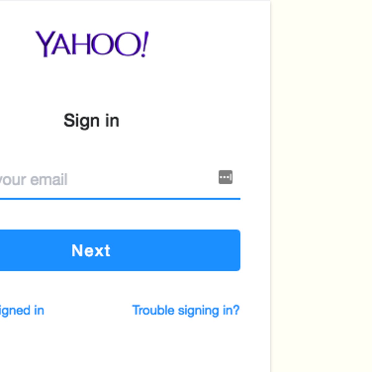 login yahoo mail login