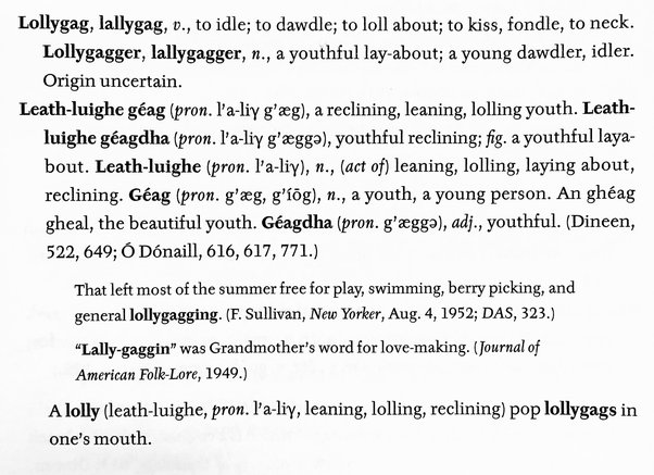 lollygagger meaning