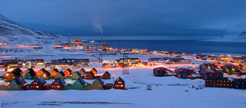 longyear city svalbard