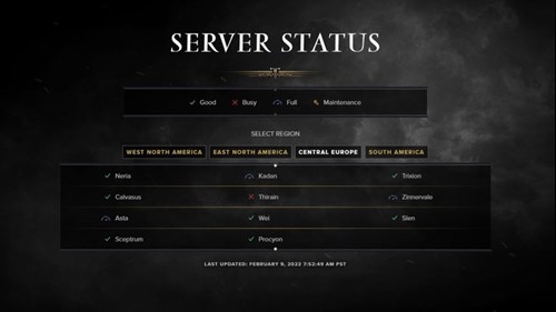 lost ark servers
