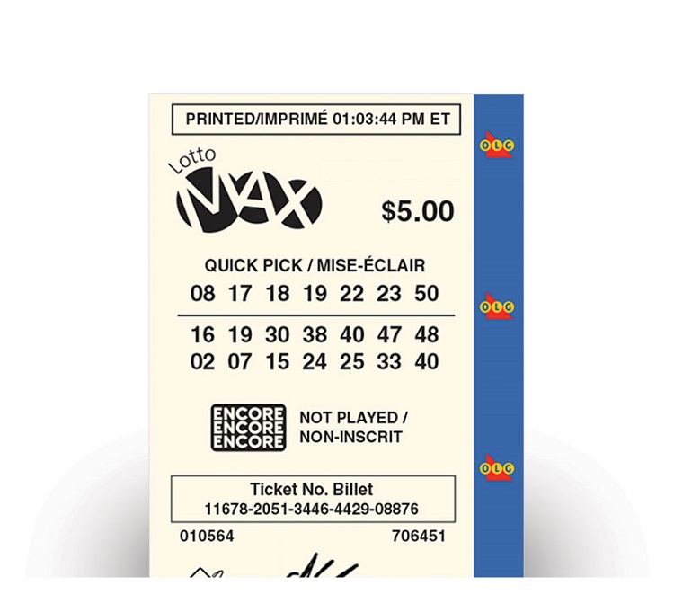 lotto max canada result