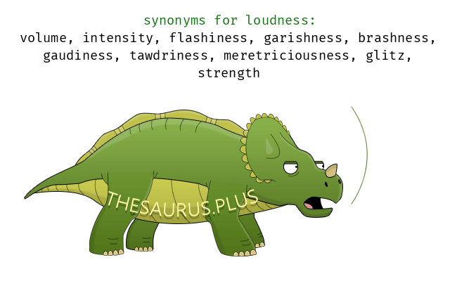 loudness synonym