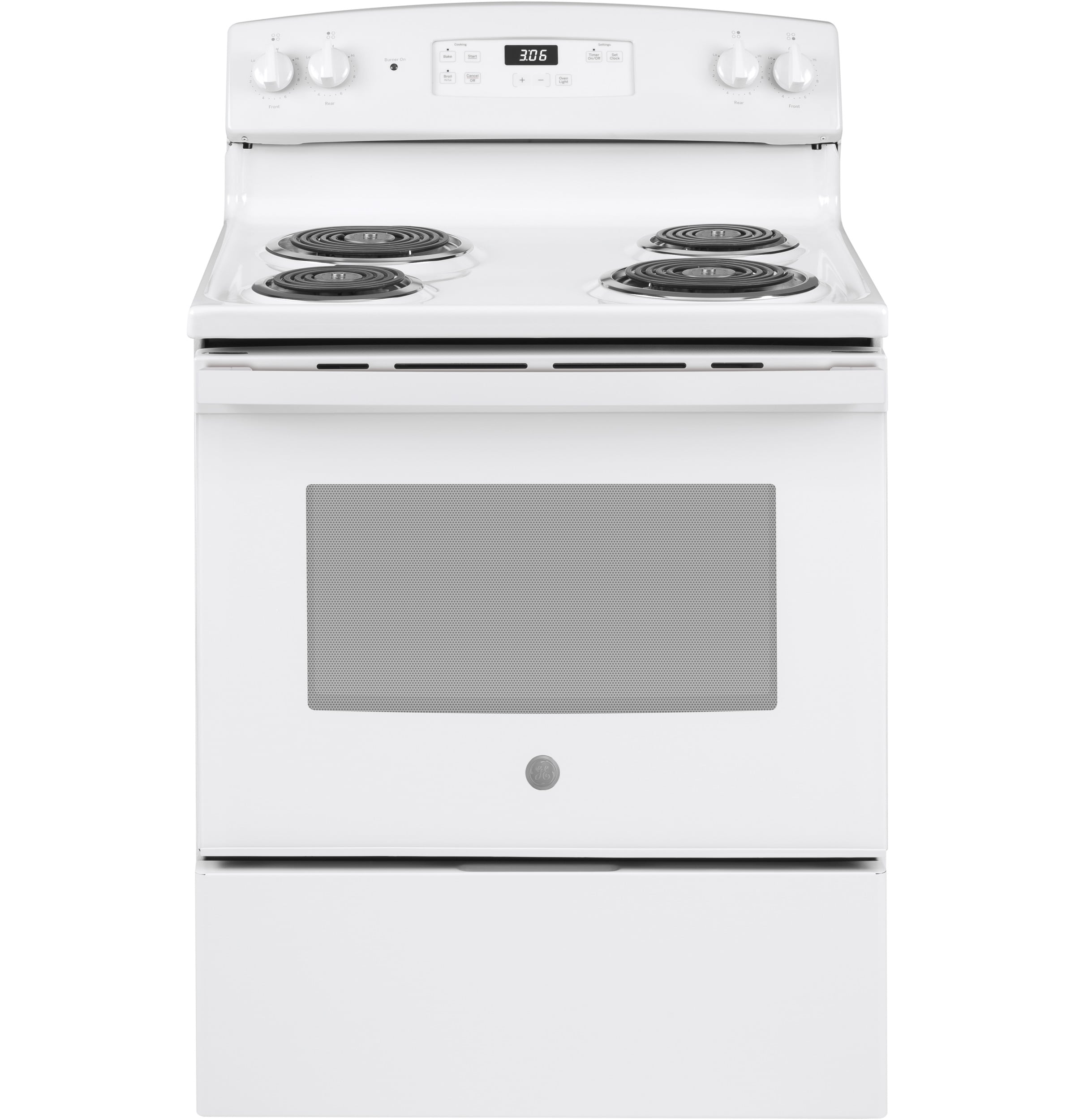 lowes electric range white