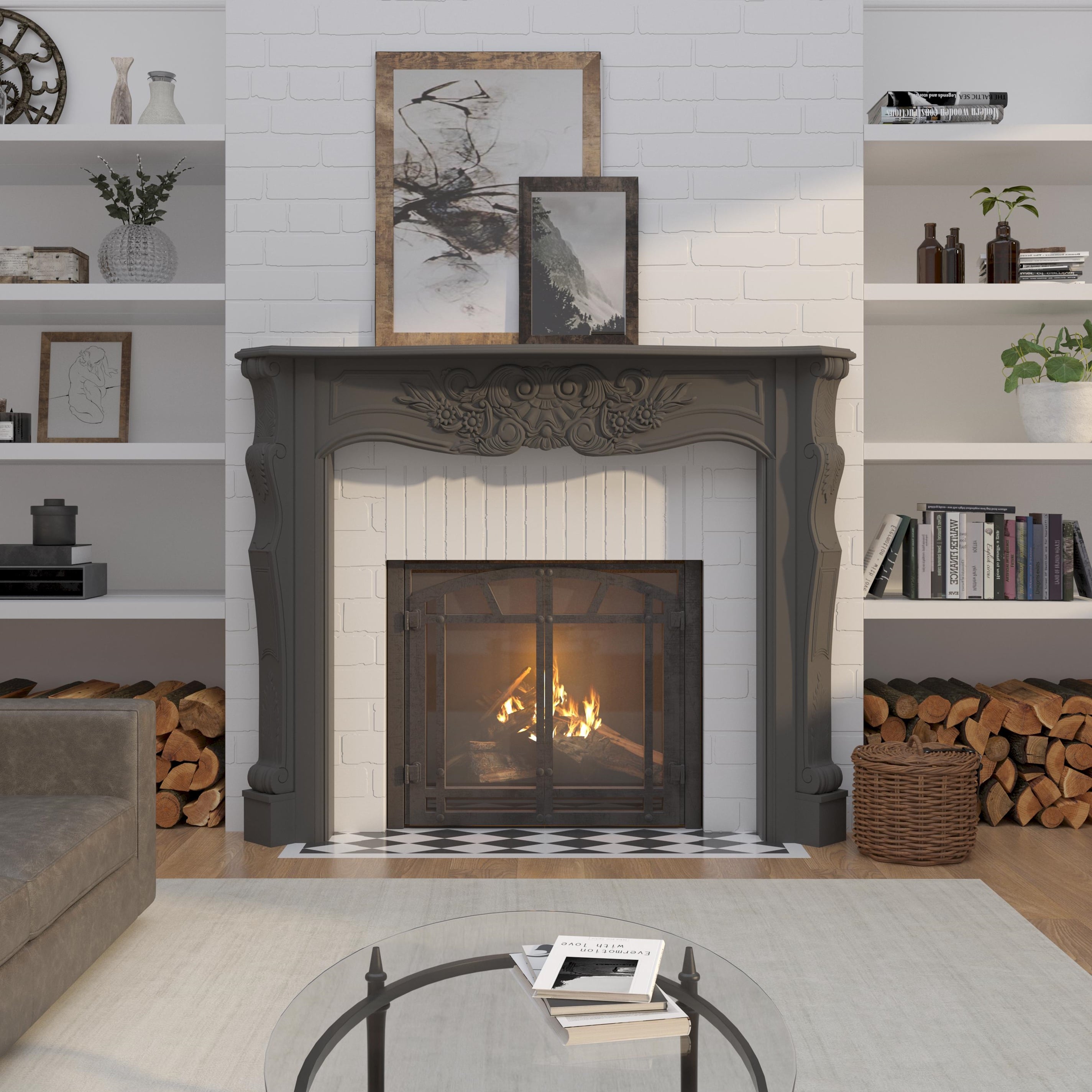 lowes mantels