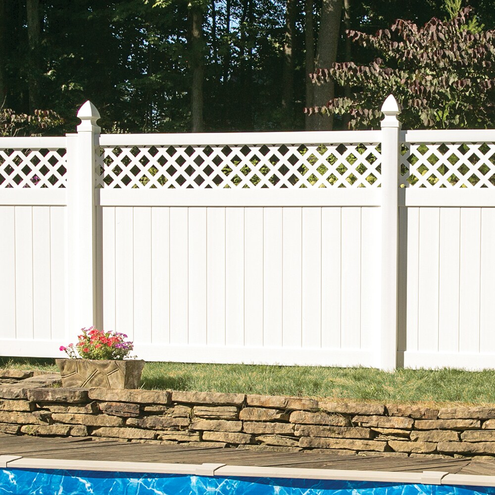 lowes vinyl fence